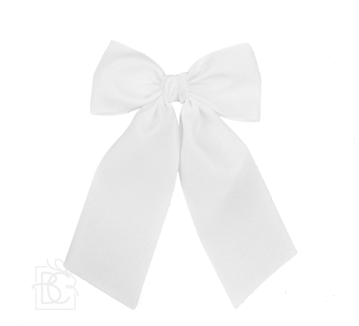 4.5" Opaque Satin Bow W/ Euro Knot & Tails