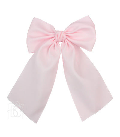 4.5" Opaque Satin Bow W/ Euro Knot & Tails