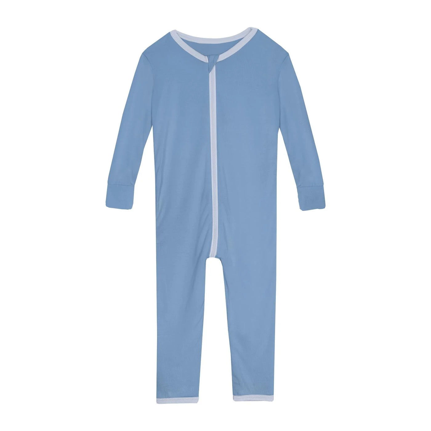 Convertible Sleeper with Zipper in Dream Blue with Dew