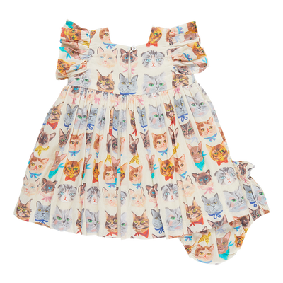 Baby Girls Elsie Dress Set - Cool Cats