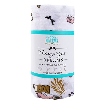 Champagne Dreams Swaddle (Girls)
