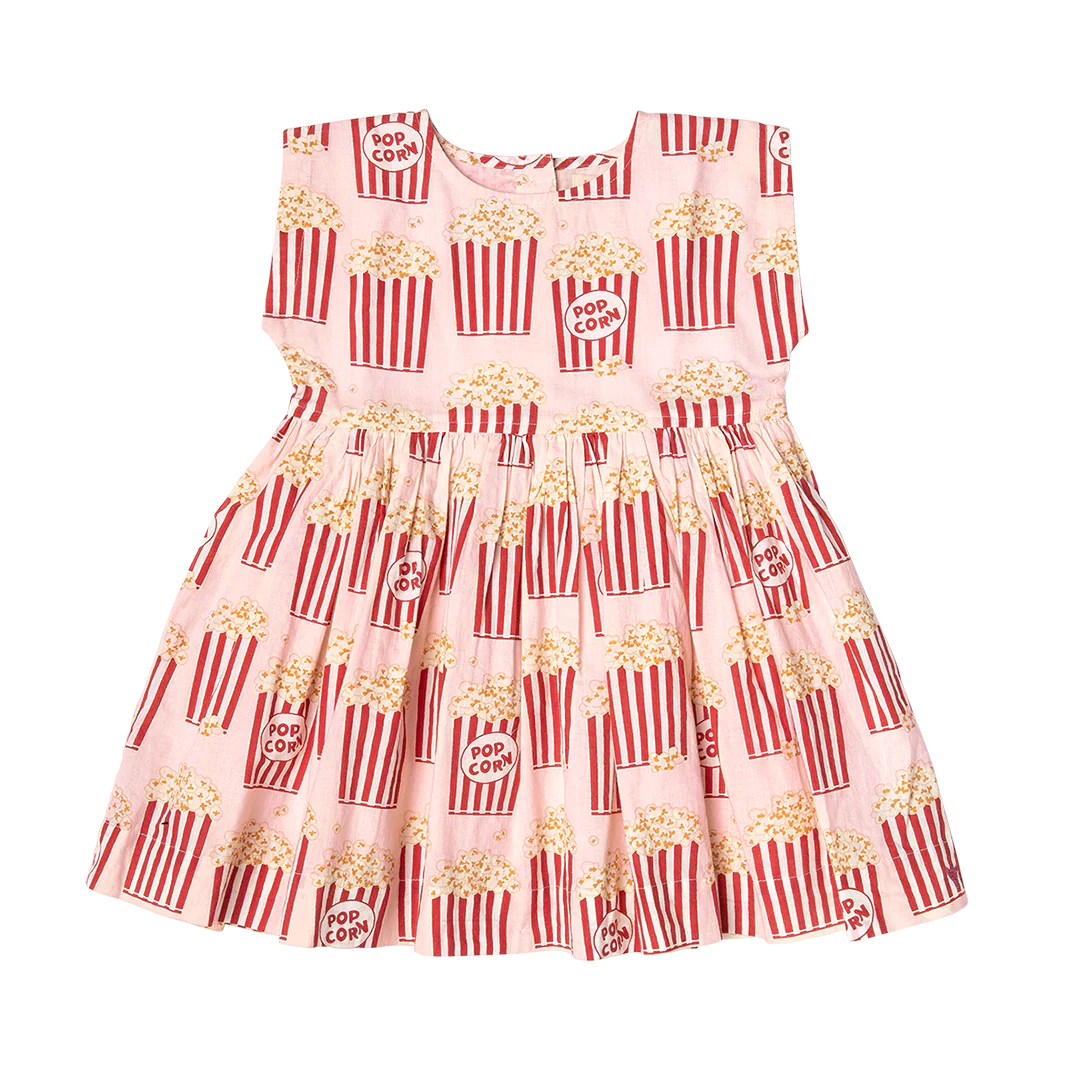 Girls Adaline Dress - Popcorn
