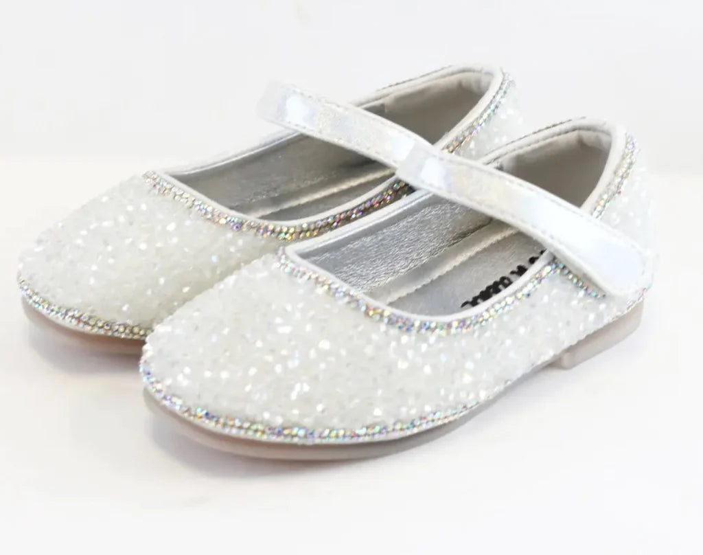 Silver Stone Flat Dress Shoes