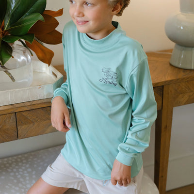 LS Performance Logo Tee - Decoy on Green