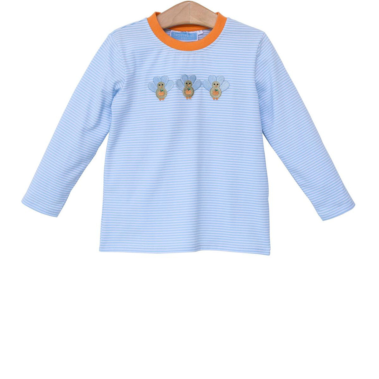 Turkey Trio Embroidery Shirt