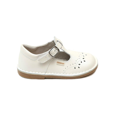 Pearl White - Ruthie F-410 T-Strap