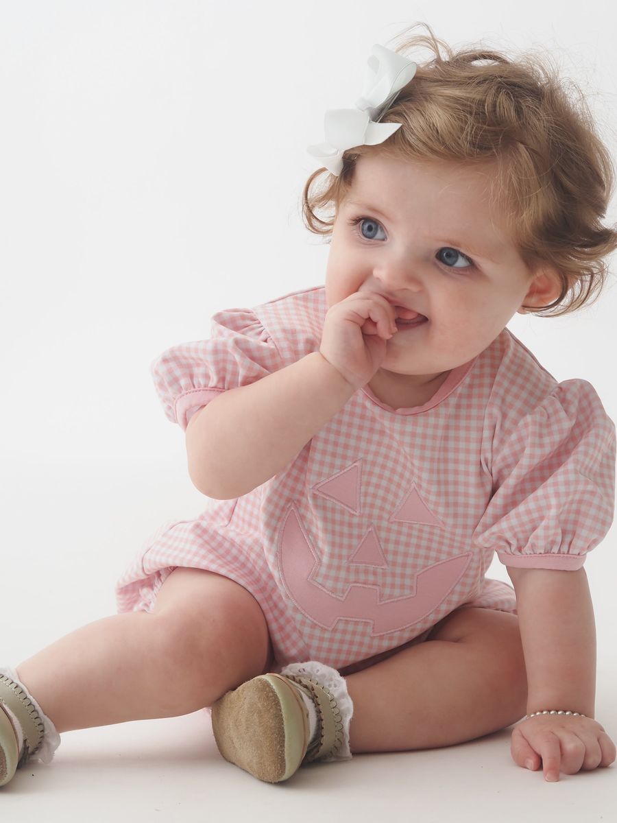 Jack O Lantern Pink Girls Bubble