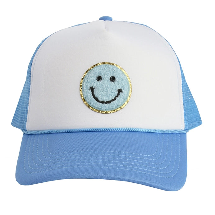 Happy Face Patch Trucker Hat