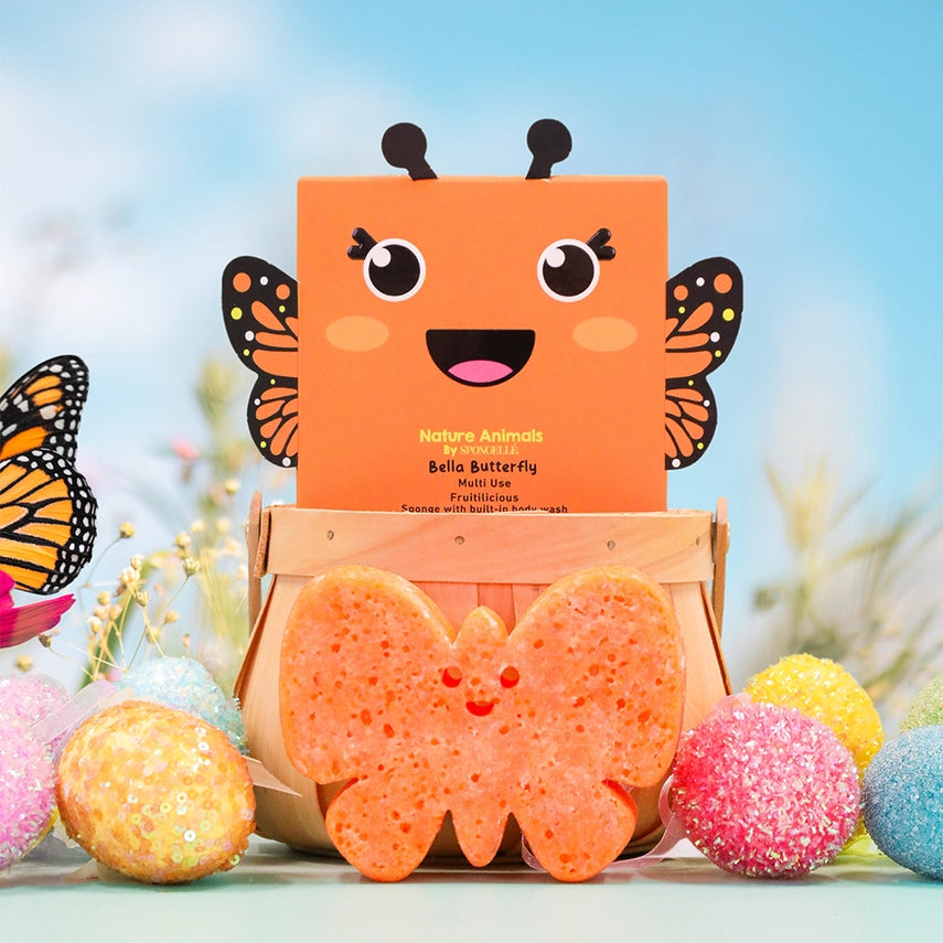 Spongellé Bella Butterfly Nature Animals Sponge