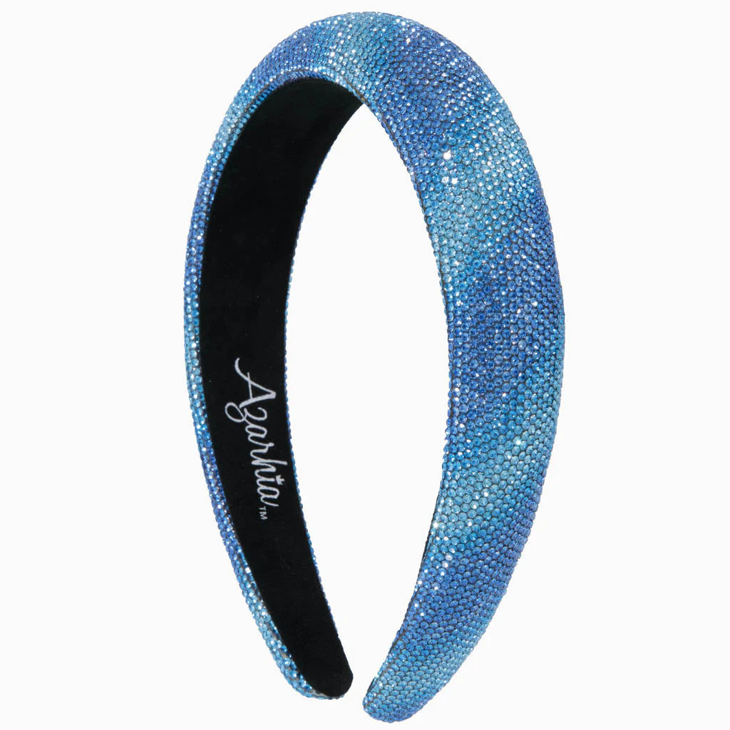 Youth Rhinestone Headband in Royal Ombre