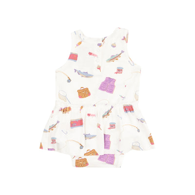 Fishing Things Bodysuit W/skirt