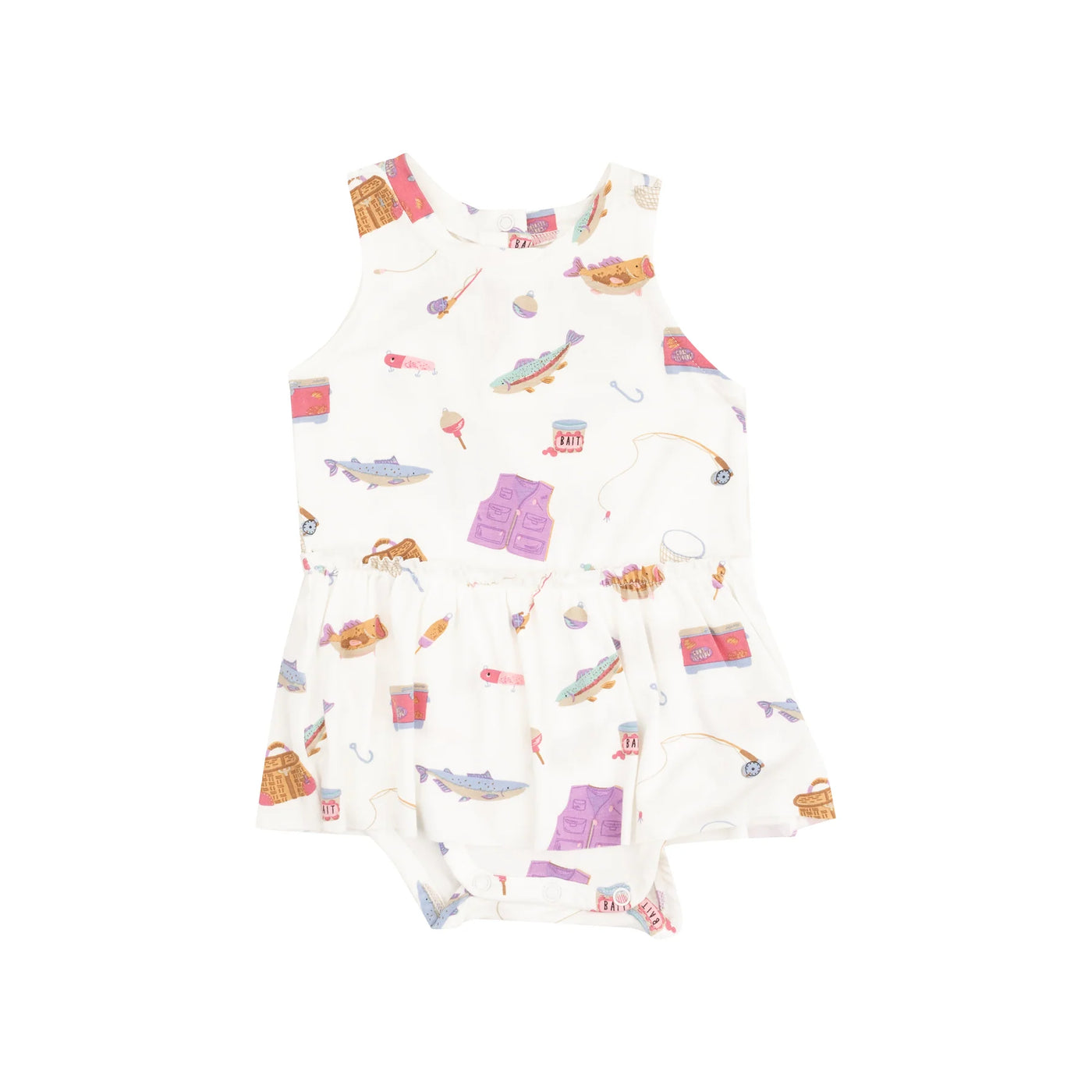 Fishing Things Bodysuit W/skirt