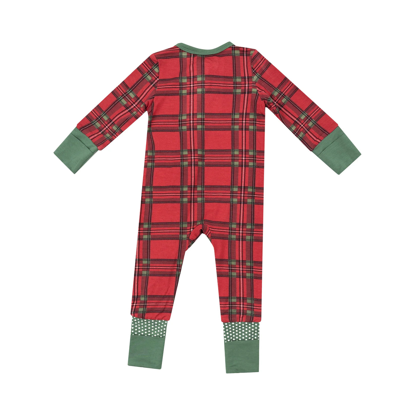 Vintage Holiday Plaid - 2 Way Zipper Romper