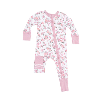 Ribbons And Flowers 2 Way Zipper Romper