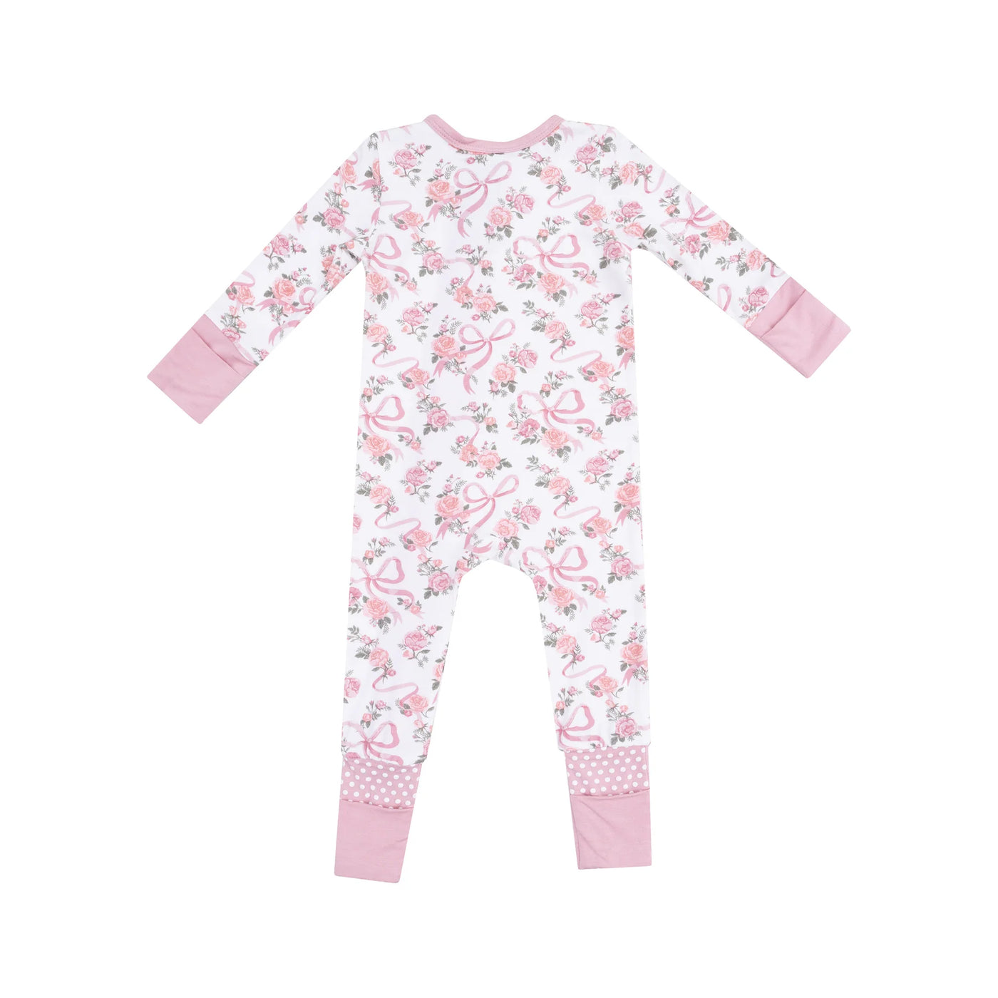 Ribbons And Flowers 2 Way Zipper Romper