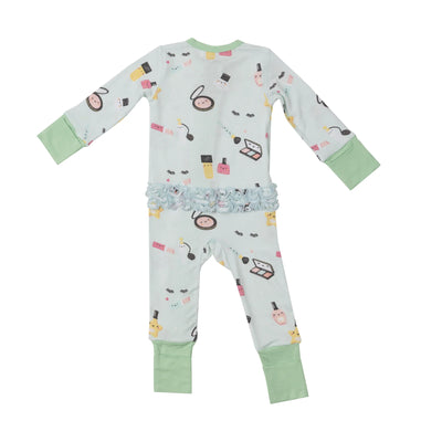 Ruffle Zipper Romper - Dress Up Fun