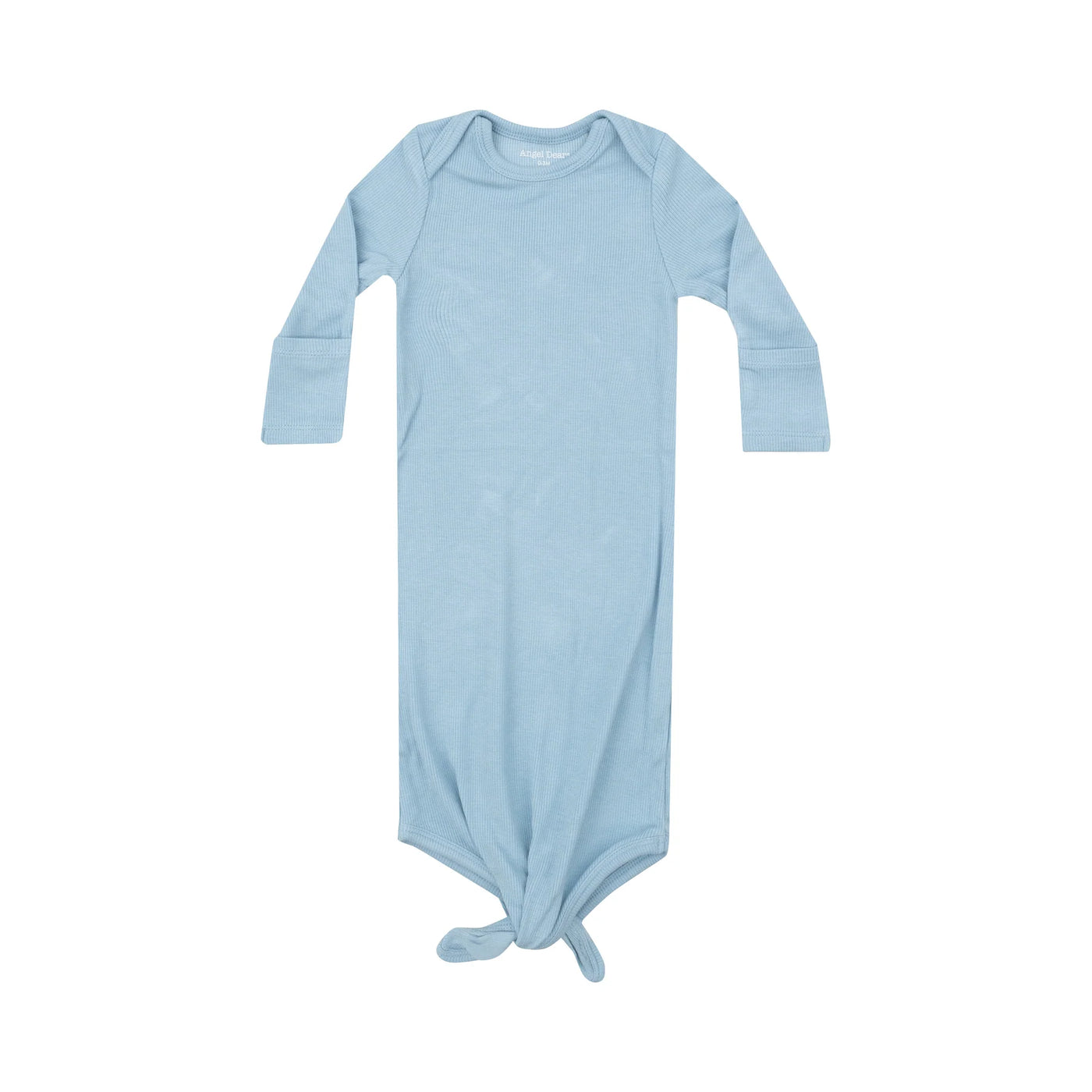 ANGEL DEAR DREAM BLUE RIB KNOTTED GOWN