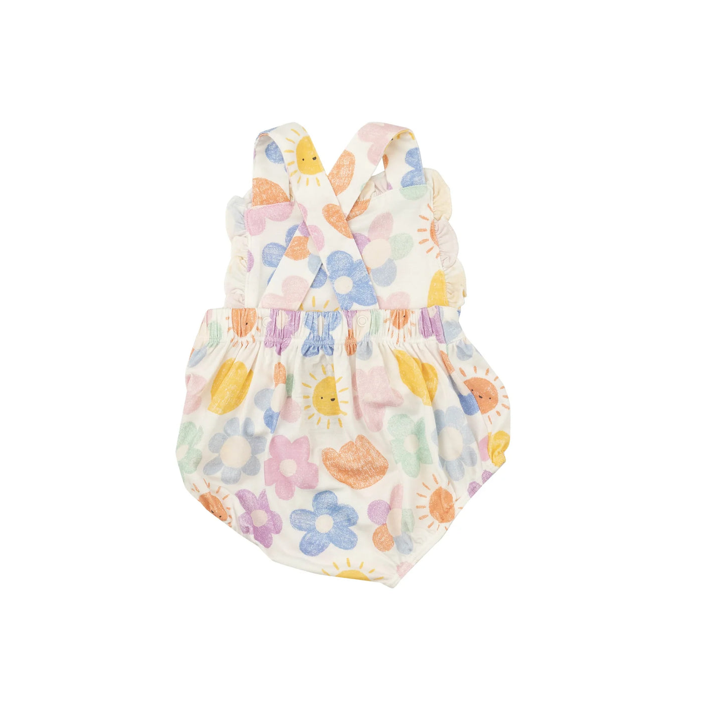 ANGEL DEAR HAPPY SUNS RUFFLE BIB BUBBLE