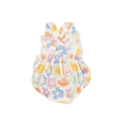ANGEL DEAR HAPPY SUNS RUFFLE BIB BUBBLE