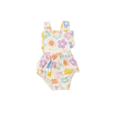 ANGEL DEAR HAPPY SUNS RUFFLE BIB BUBBLE