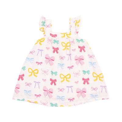 Colorful Bows Sundress & Diaper Cover