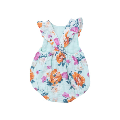 ANGEL DEAR SOFT PETALS FLORAL SUNSUIT