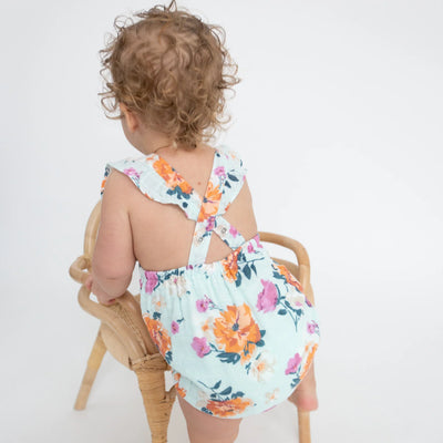 ANGEL DEAR SOFT PETALS FLORAL SUNSUIT