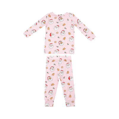Vintage Santas Pink - L/s Loungewear Set
