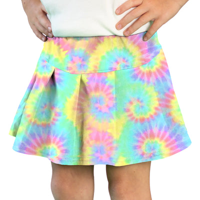 Tennis Skort - Spiral Pastel