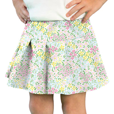 Tennis Skort - Pastel Fields Spring