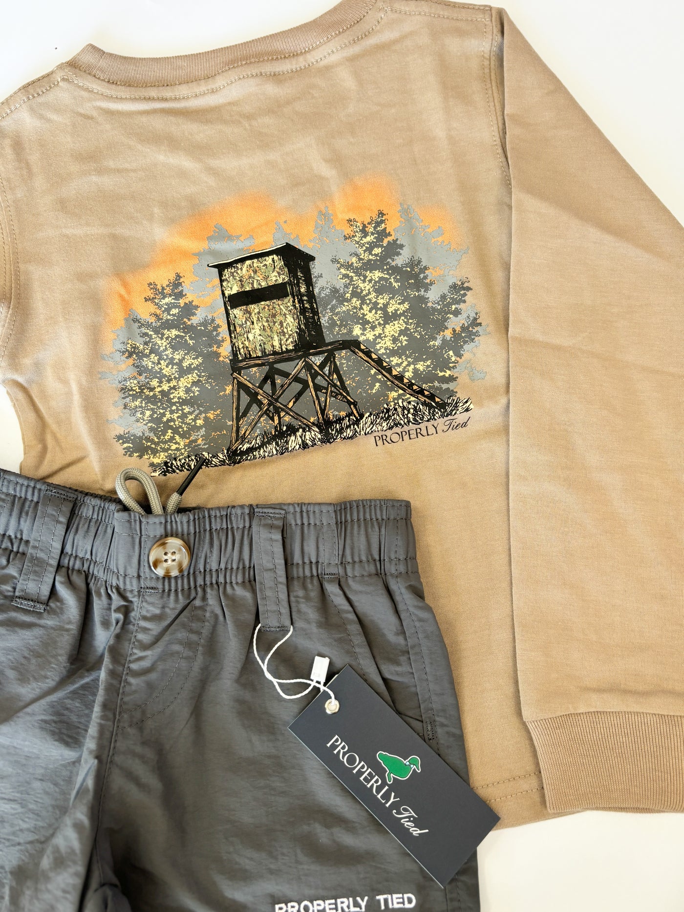 Boys Deerstand LS Sand