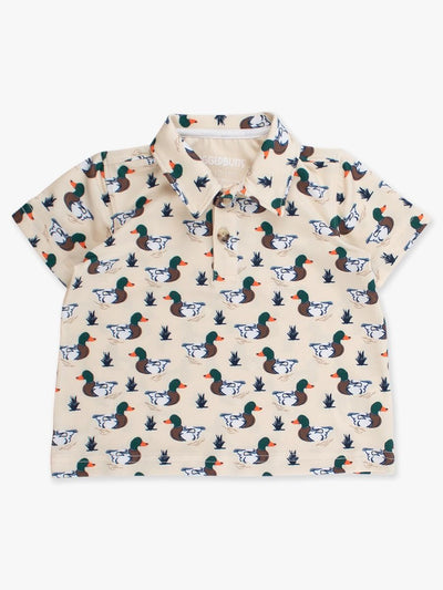 Mallard Marsh Knit Short Sleeve Performance Polo