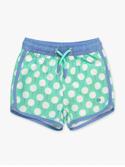 Tee Time Dolphin Hem Swim Trunks