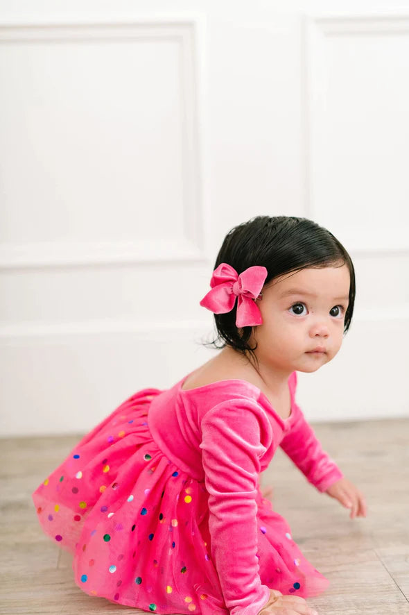 Carly Romper in Confetti Pop | Baby Bubble