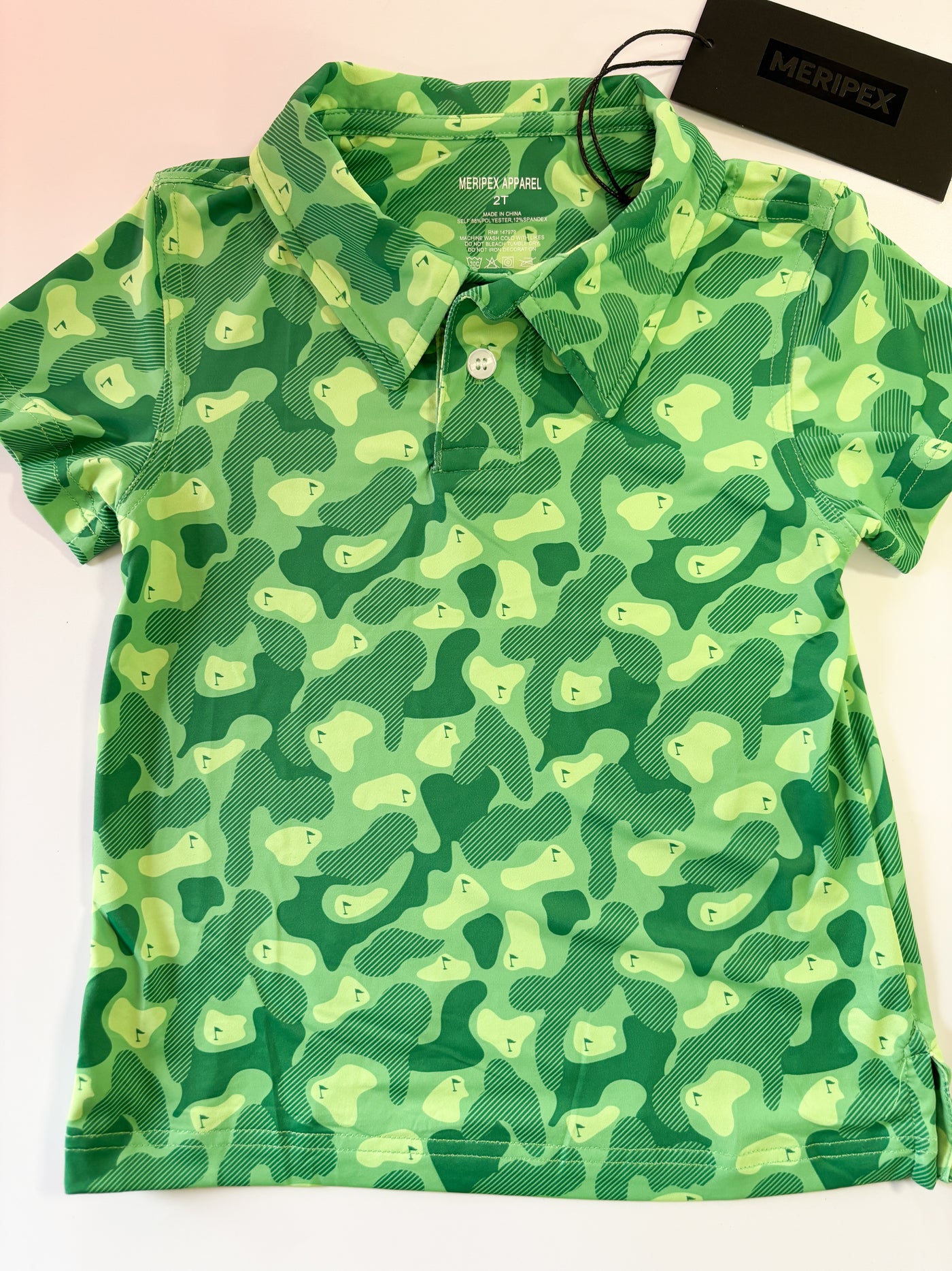 Youth Golf Camo Polo