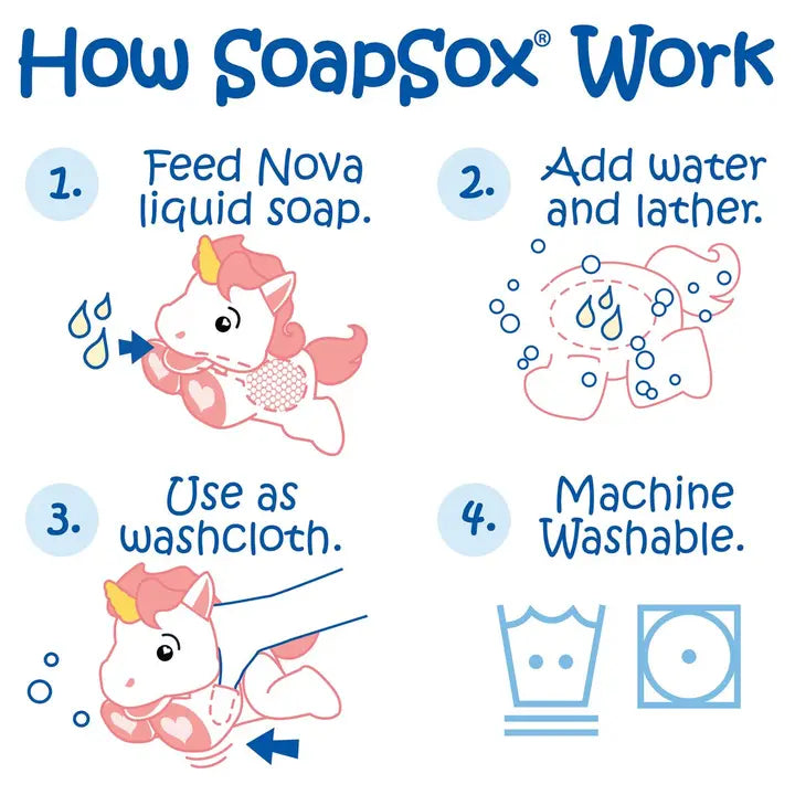 Harper the Hippo SoapSox