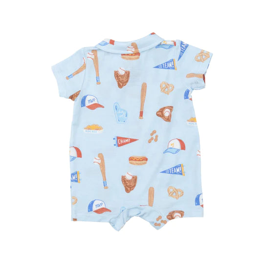 ANGEL DEAR BASEBALL POLO SHORTIE