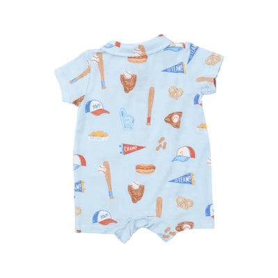 ANGEL DEAR BASEBALL POLO SHORTIE