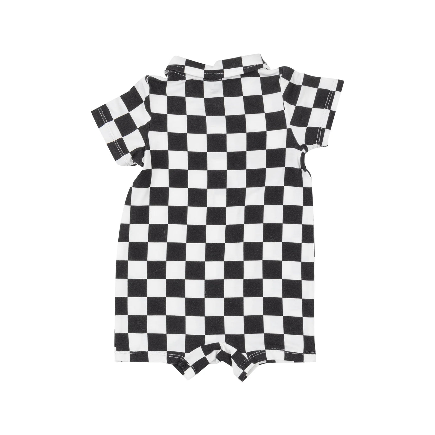 ANGEL DEAR CHECKERBOARD POLO SHORTIE