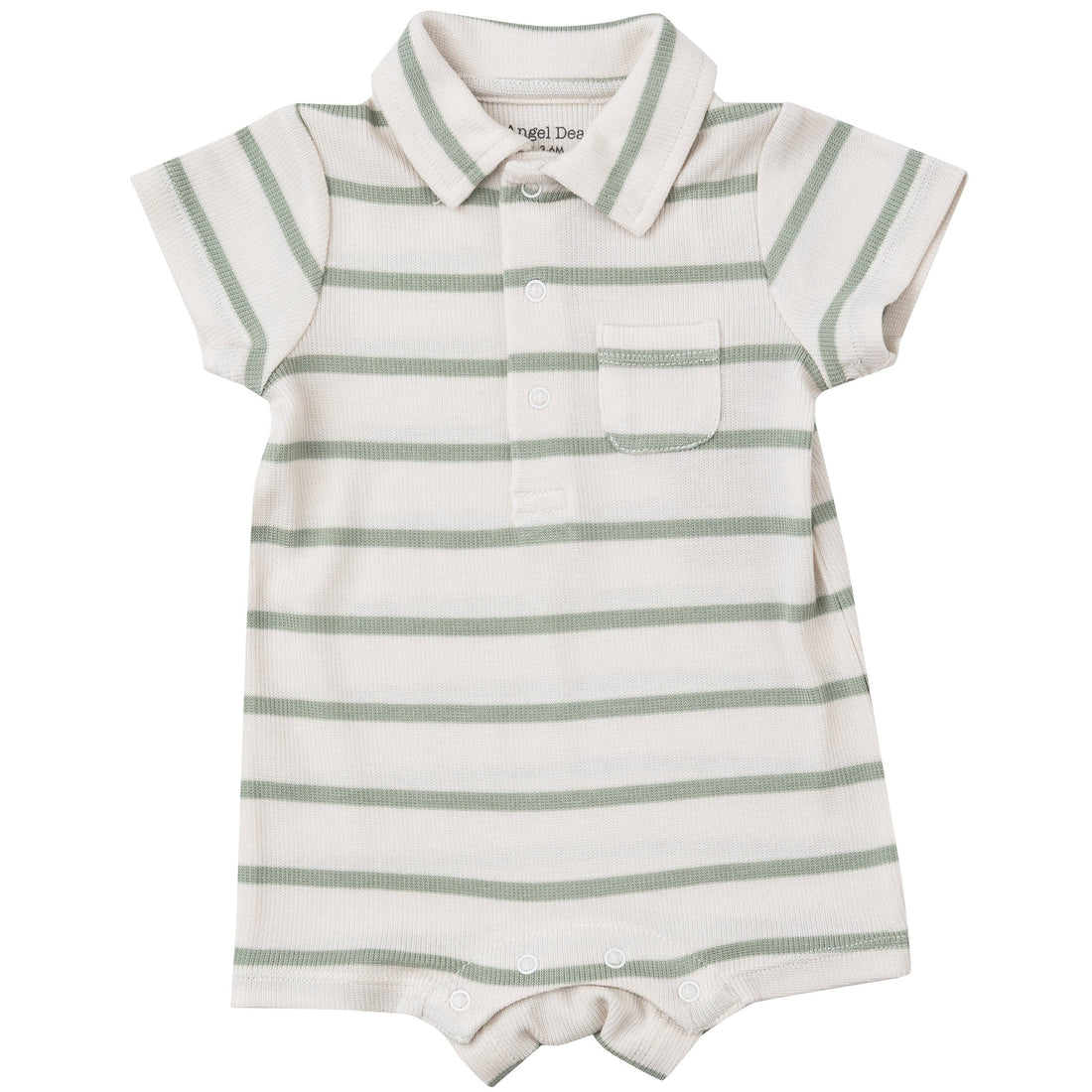 ANGEL DEAR Desert Sage + Sugar Swizzle POLO SHORTIE