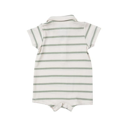 ANGEL DEAR Desert Sage + Sugar Swizzle POLO SHORTIE