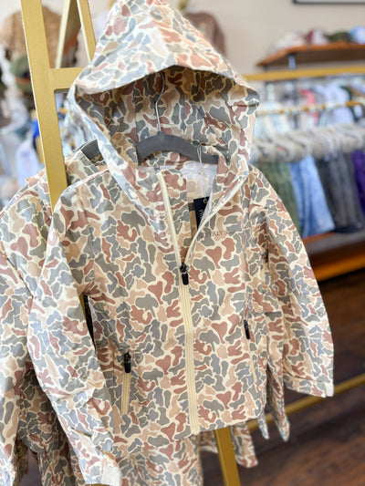 Boys Canopy Rain Jacket Field Camo