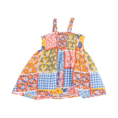 Ric Rac Patchwork Smocked Top & Bloomer