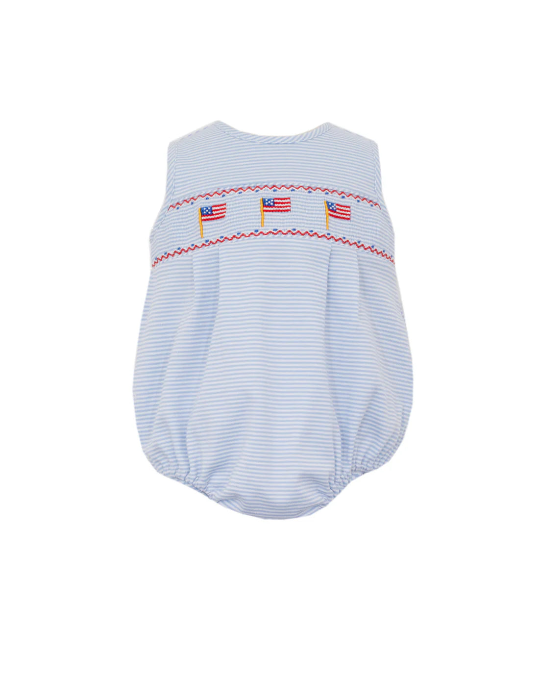 Flag Boys Lt Blue Stripe Knit Sun Bubble