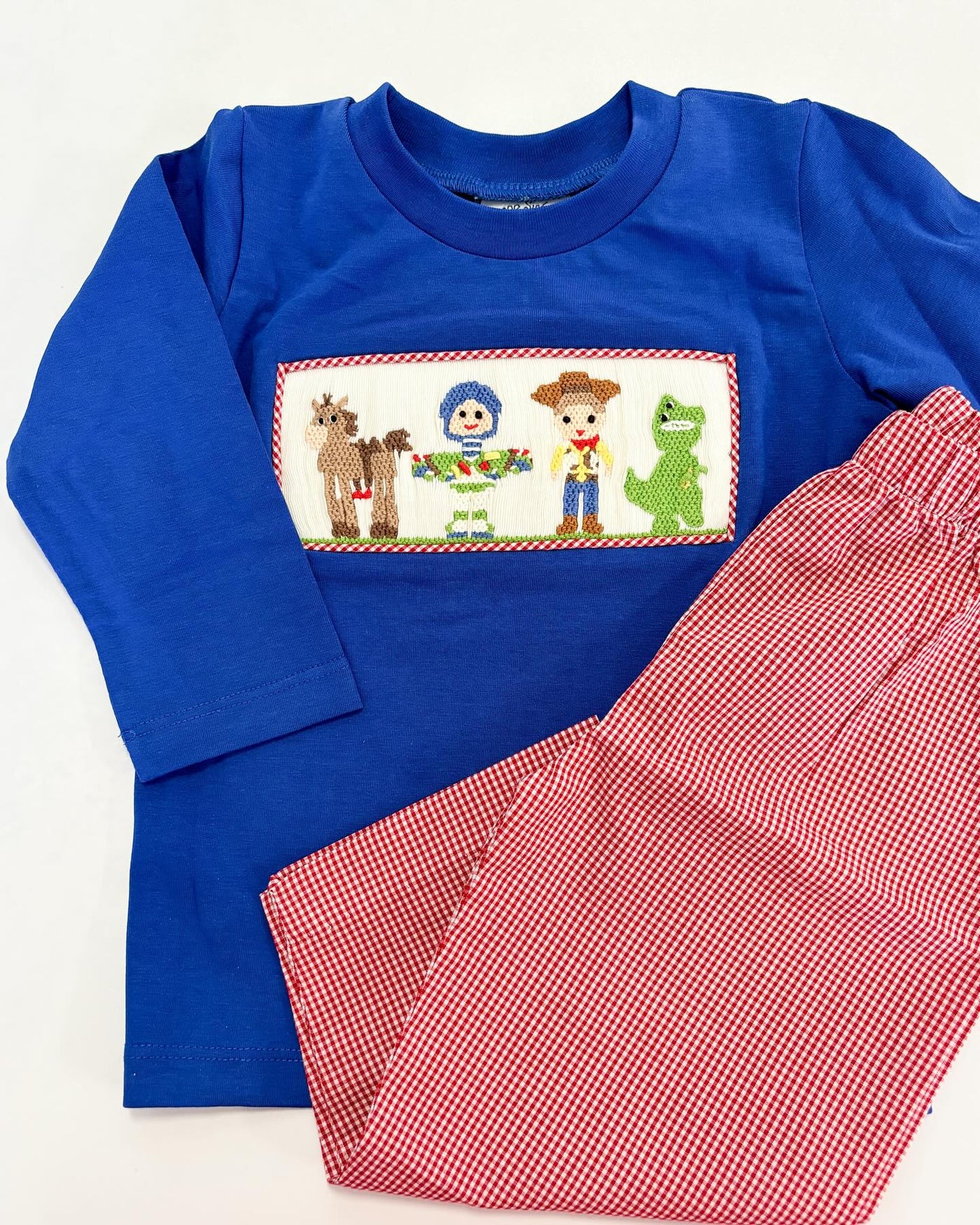 Toy Time Smocked Boys Pant Set