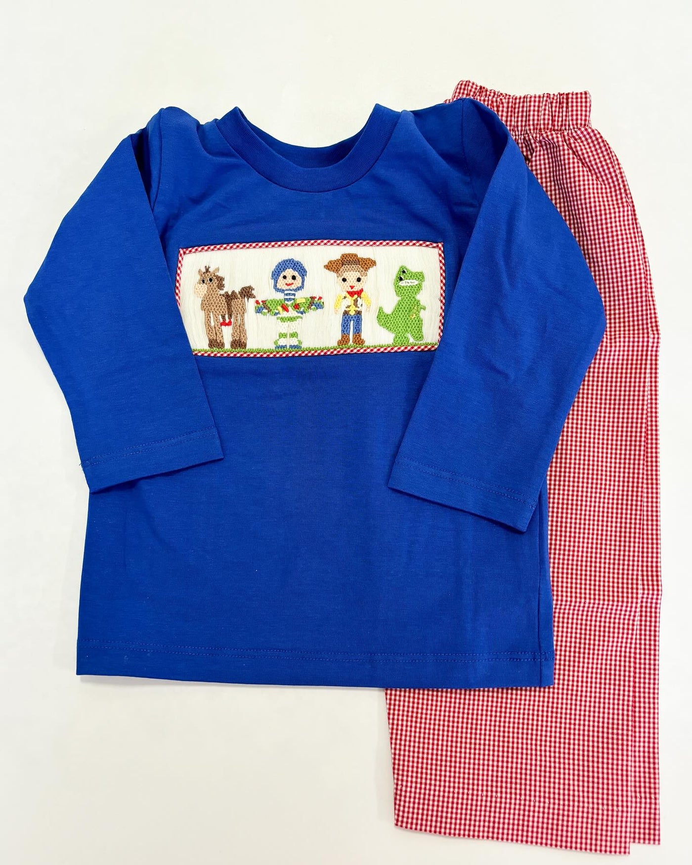 Toy Time Smocked Boys Pant Set
