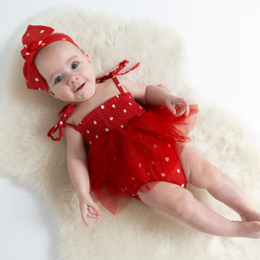 Tutu Bubble - Red Polka Dot