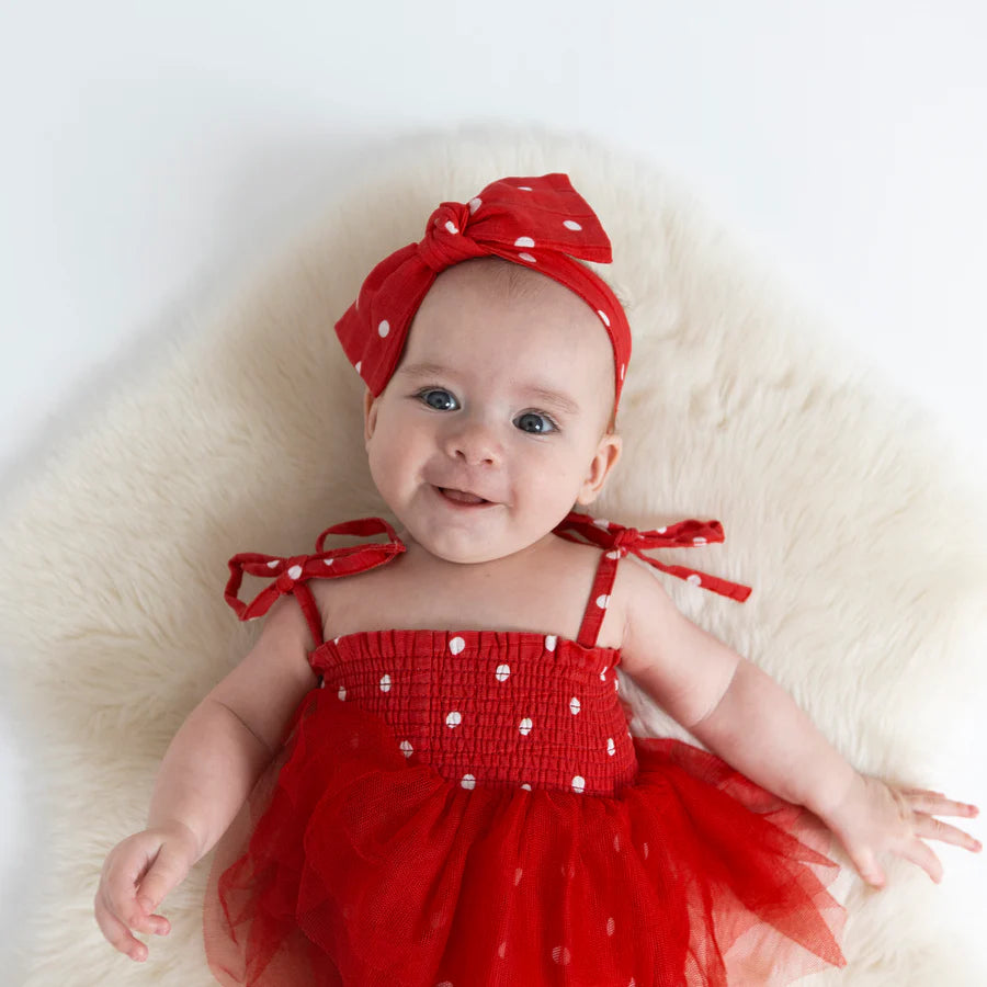 Tutu Bubble - Red Polka Dot