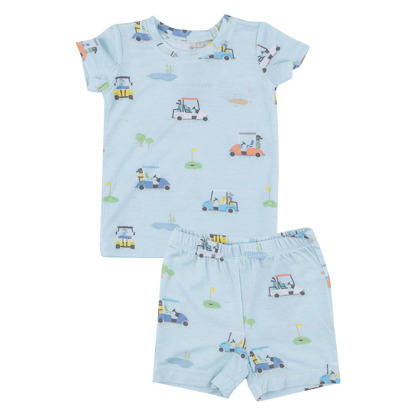 ANGEL DEAR GOLF CARTS BLUE SHORT LOUNGE WEAR SET 2