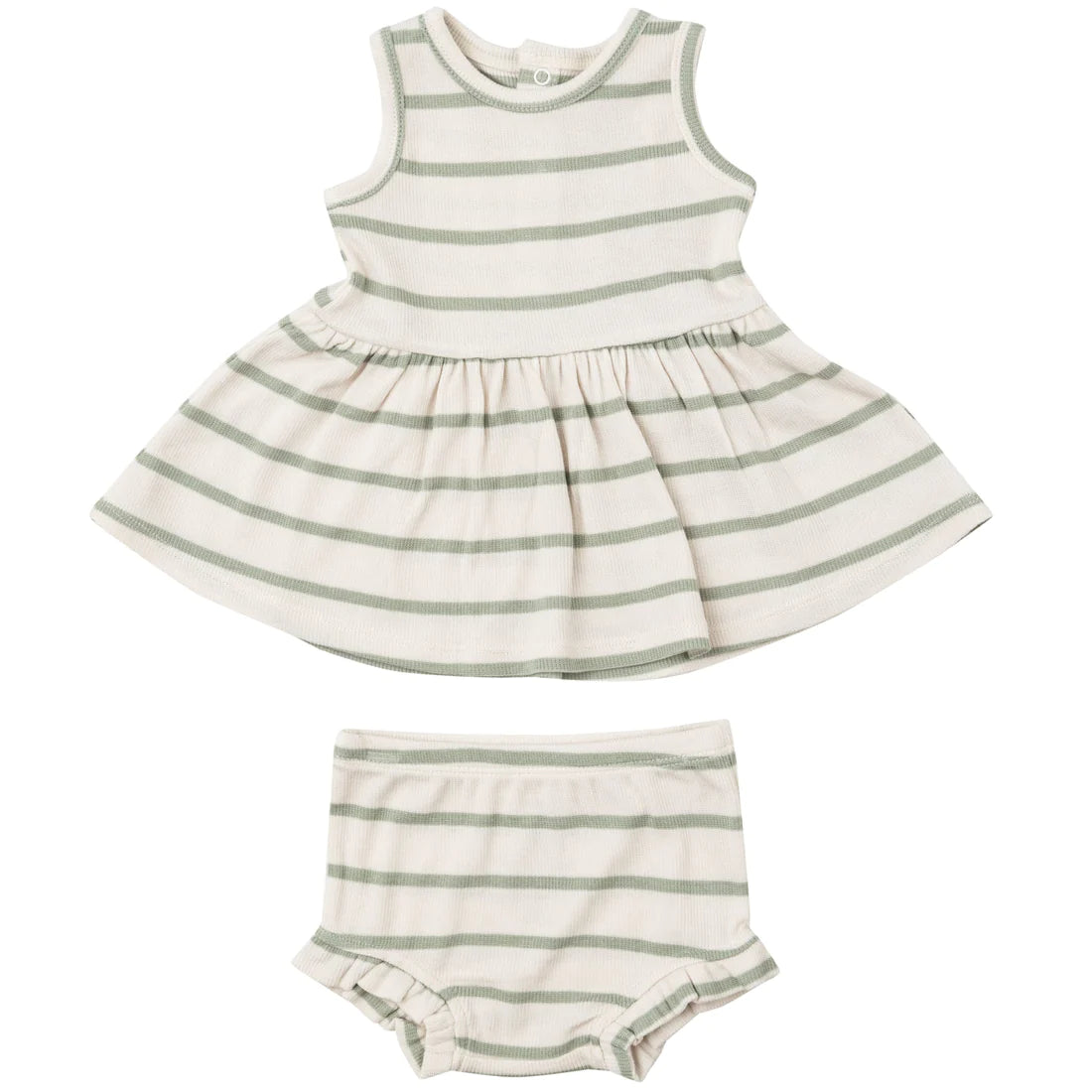 ANGEL DEAR Desert Sage + Sugar Swizzle PEPLUM TANK AND BLOOMER
